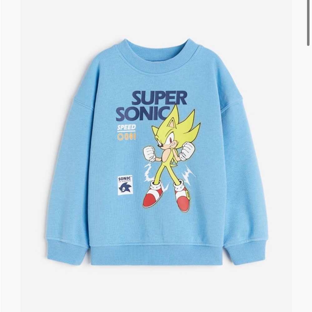 H&M Sonic The Hedgehog Sweatshirt